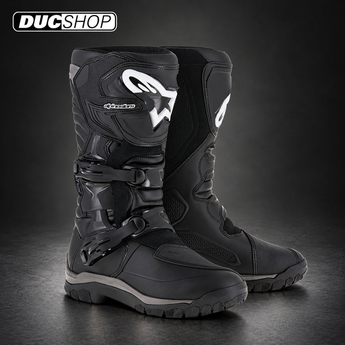 Alpinestars Corozal Adventure Drystar® Boots - Black | Racing Boots | DucShop