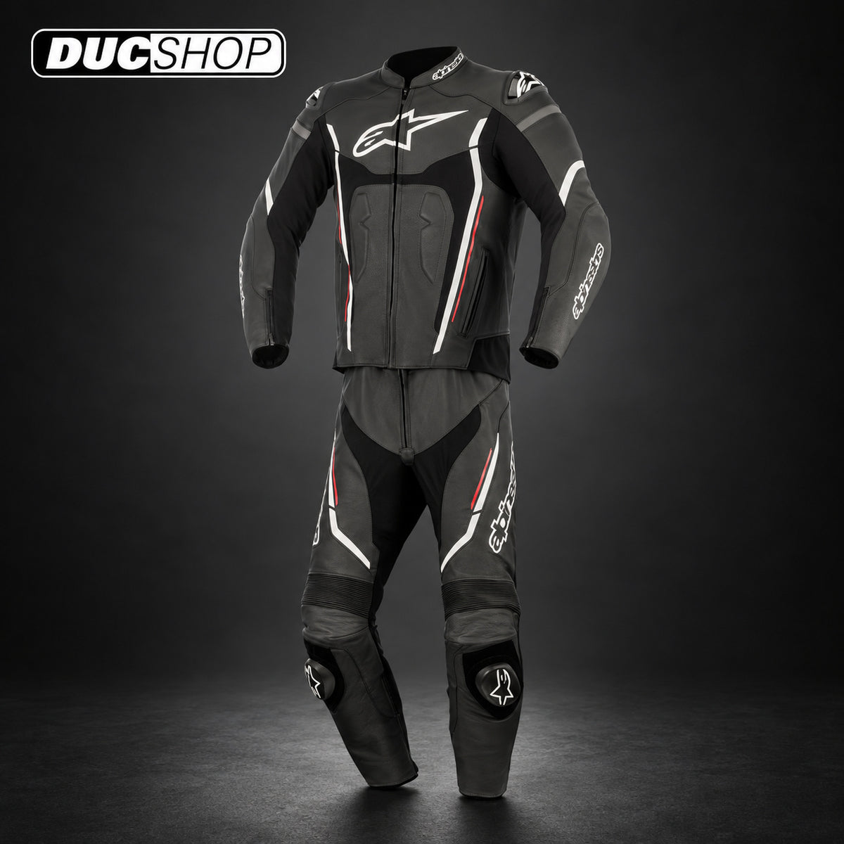Alpinestars Motegi V2 2 Piece Leather Suit | Race Suits | DucShop
