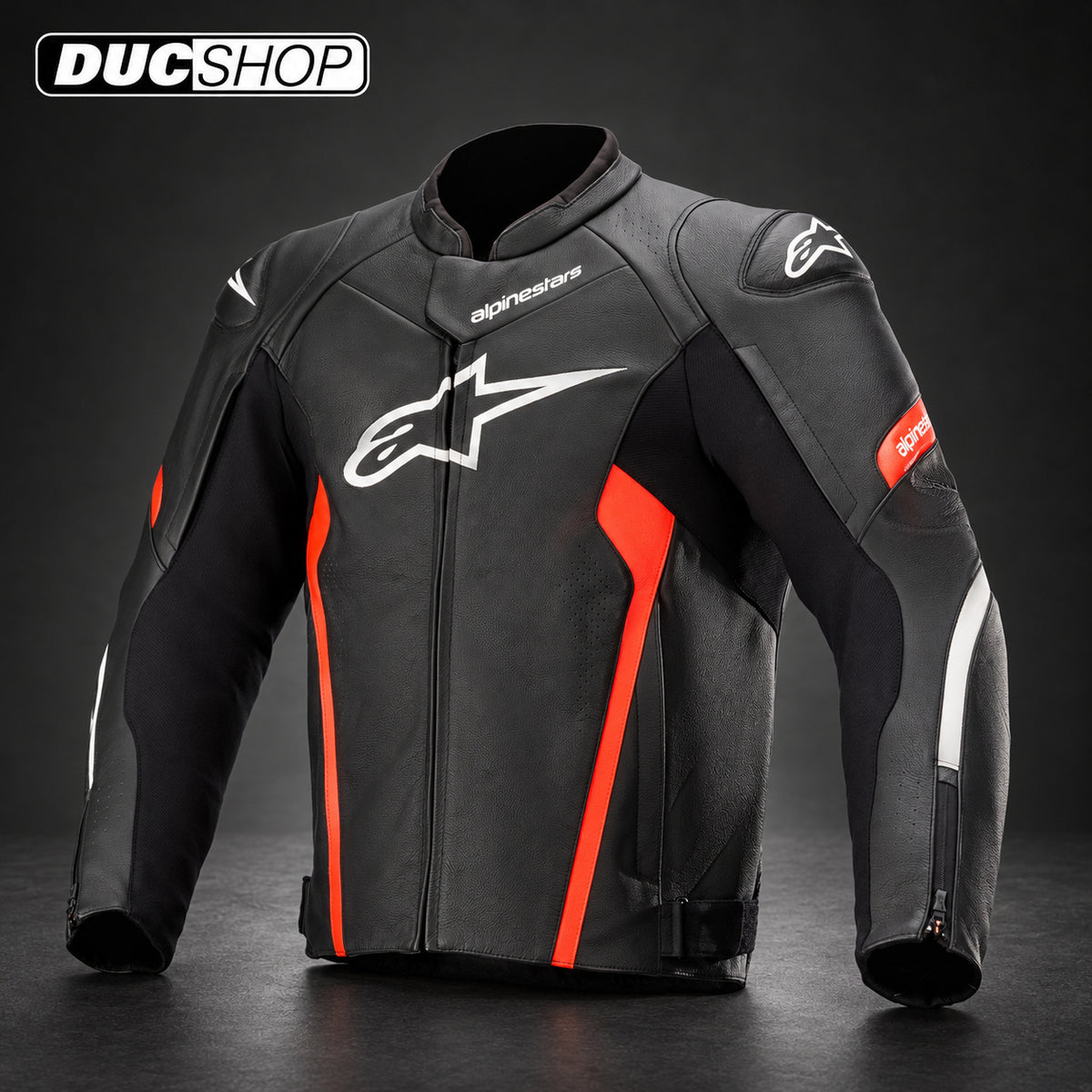 Alpinestars Faster V2 Leather Jacket | Leather Jackets | DucShop