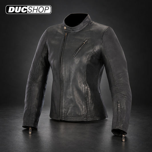 Alpinestars Stella Oscar Shelly Leather Jacket - Black | Leather Jackets | DucShop