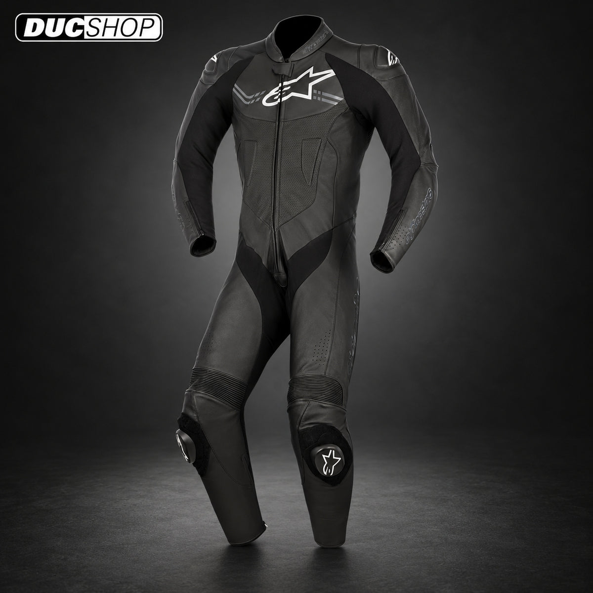 Alpinestars Challenger V2 1-Piece Leather Suit | Race Suits | DucShop