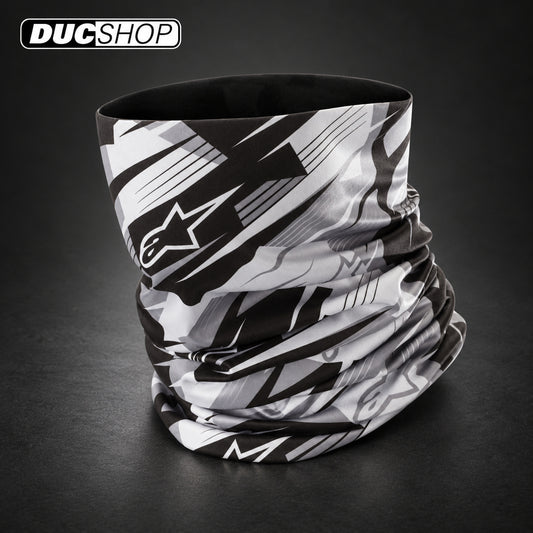 Alpinestars Blurred Neck Tube - Black/Anthracite | Neck Guards & Braces | DucShop