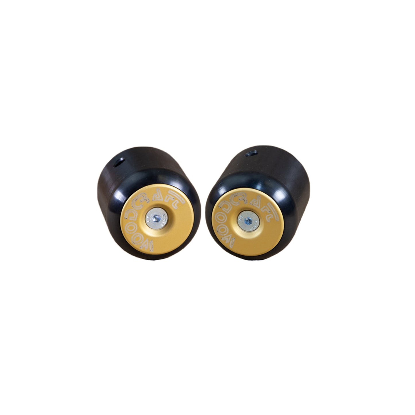 WOODCRAFT DUCATI HYPERMOTARD 821 FRAME SLIDER KIT WITH PUCKS GOLD CERAKOTE. SKU: 50-0652-GD