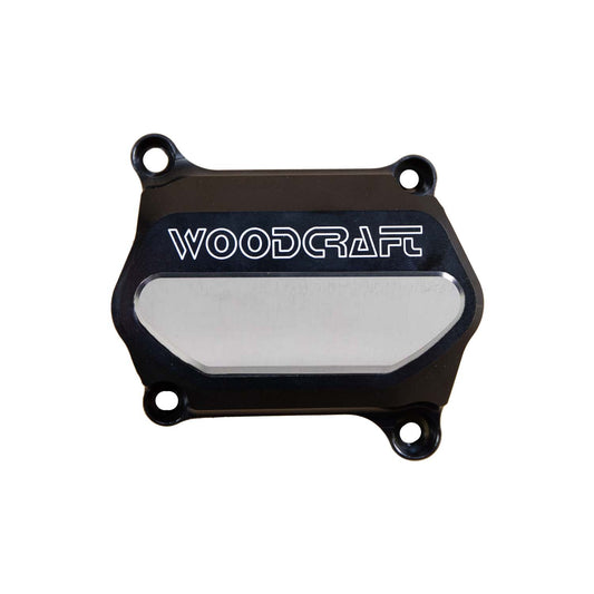 WOODCRAFT DUCATI MONSTER LHS WATER PUMP COVER PROTECTOR W/ SKID PLATE NATURAL. SKU: 60-0637WPC-A