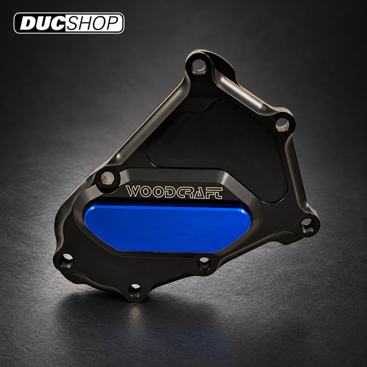 WOODCRAFT Crankshaft Cover Assembly Black for BMW S1000RR HP4 S1000R & S1000XR | Engine Protection | ducshop.com