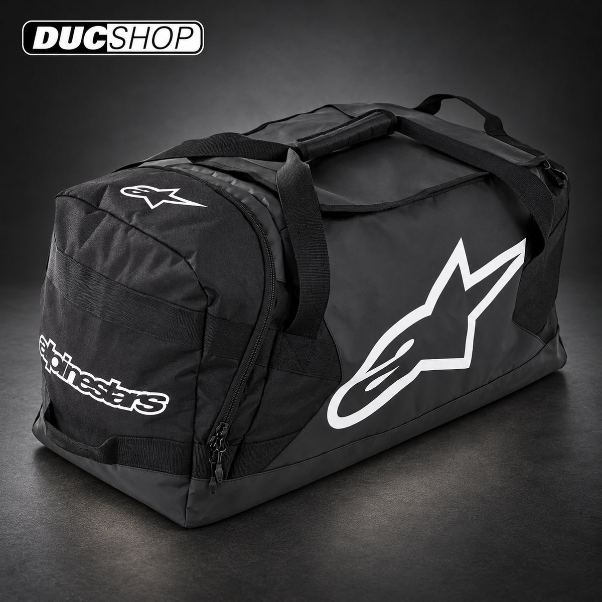 Alpinestars Goanna Duffle Bag - Black motorcycle gear duffel bag | Gear & Duffel Bags | DucShop