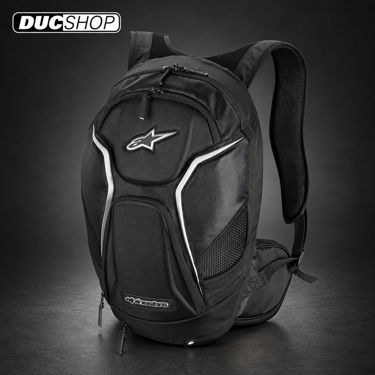Alpinestars Tech Aero Backpack - Black/White | Personal Bags | DucShop