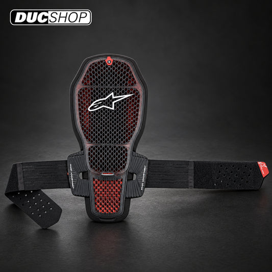 Alpinestars Nucleon KR-R Cell Back Protector - Transparent Smoke/Black/Red | Protective Gear | DucShop