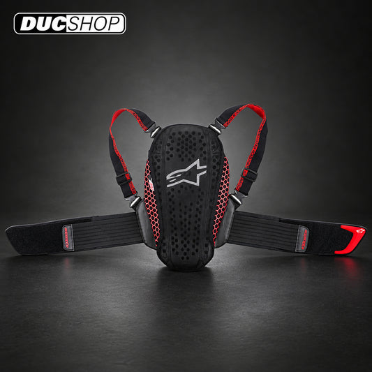 Alpinestars Youth Nucleon Kr-Y Back Protector - Black/Red | Chest Protectors | DucShop