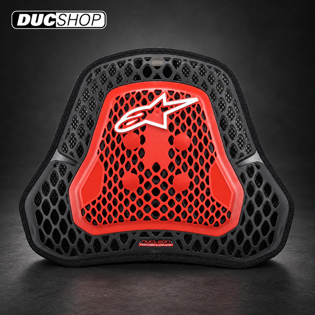 Alpinestars Nucleon KR Cell Cir Protectors - Smoke/Red | Chest Protectors | DucShop