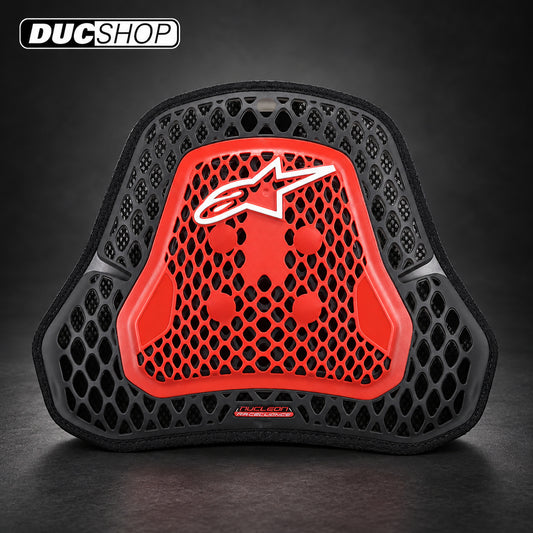 Alpinestars Nucleon KR Cell Cir Protectors - Smoke/Red | Chest Protectors | DucShop