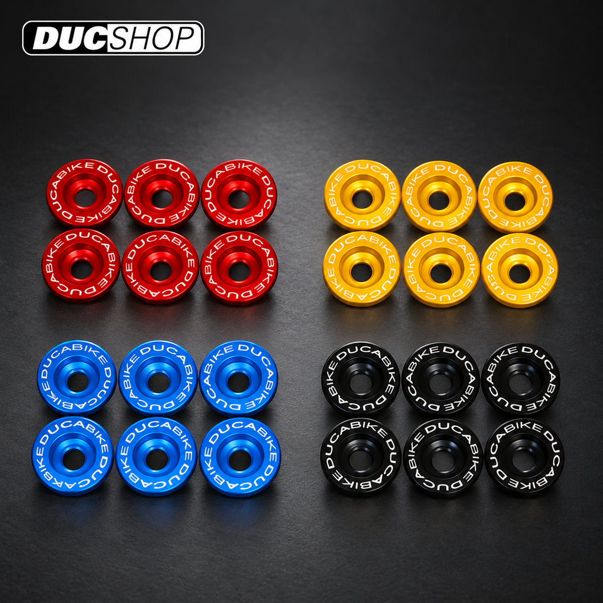 DBK Special Parts (Ducabike) Dry Clutch Spring Retaining Caps (6) | Dry Clutch Hardware & Kits | ducshop.com