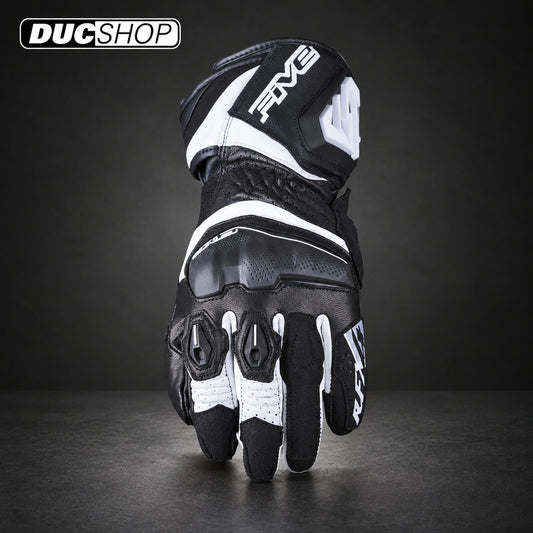 Five Gloves RFX4 EVO Women's Leather Gloves - Black/White | Women's Gloves | DucShop