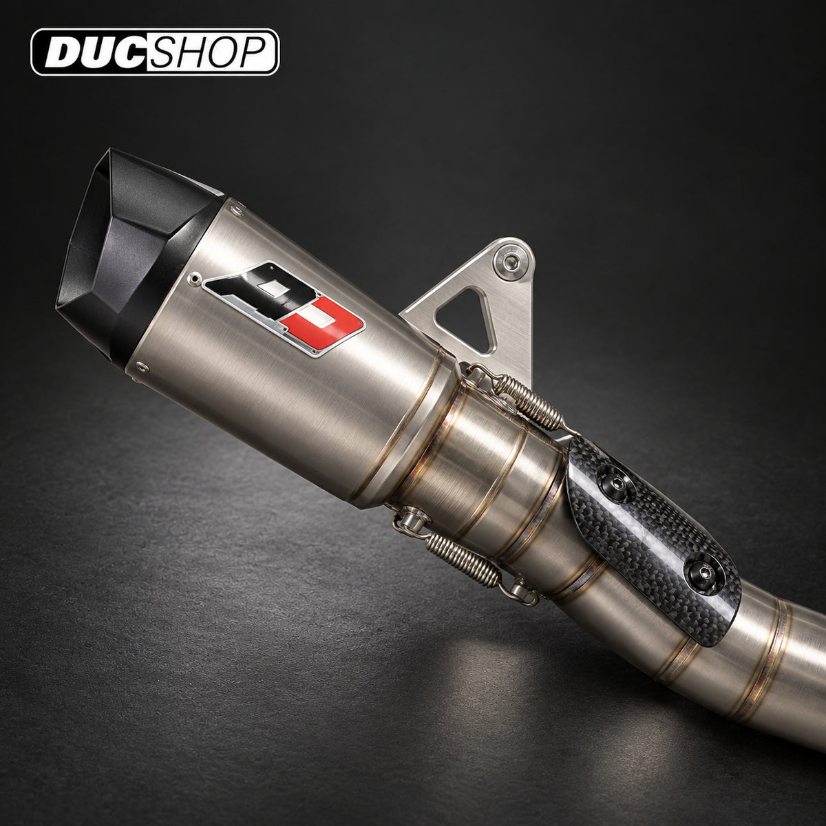 QD Gunshot Semi-Full Exhaust — Aprilia RSV4 1000 / 1100 — representative product view; see selected configuration and listing contents | Exhausts | ducshop.com