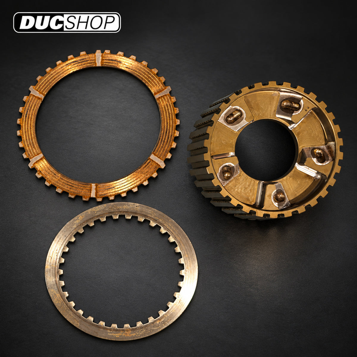 STM Replacement 40 tooth Clutch Plates for some GP EVO Slipper Clutch Dry Clutch Conversion Kits and Panigale V4 R (23-24) | Dry Clutch Plates | ducshop.com