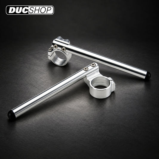 AELLA Aluminum Clip On Handle Bars for Ducati Sport Classic Models | DucShop