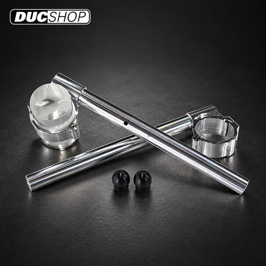 AELLA Aluminum Comfort and Sport Clip On Handle Bar Kit for Ducati Panigale 1199 S / R and 899 / 959 Models | DucShop
