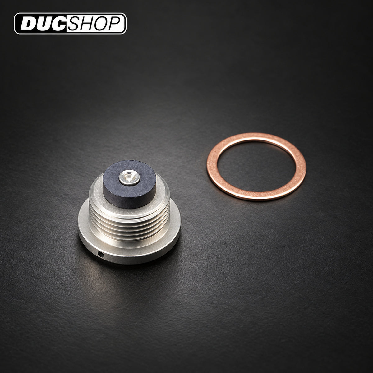 AELLA Magnetic Oil Drain Bolt — Early Ducati M22×1.5 — representative product view; select the listed configuration | Oil Fill & Drain Plugs | ducshop.com