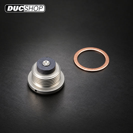 AELLA Magnetic Oil Drain Bolt — Early Ducati M22×1.5 — representative product view; select the listed configuration | Oil Fill & Drain Plugs | ducshop.com