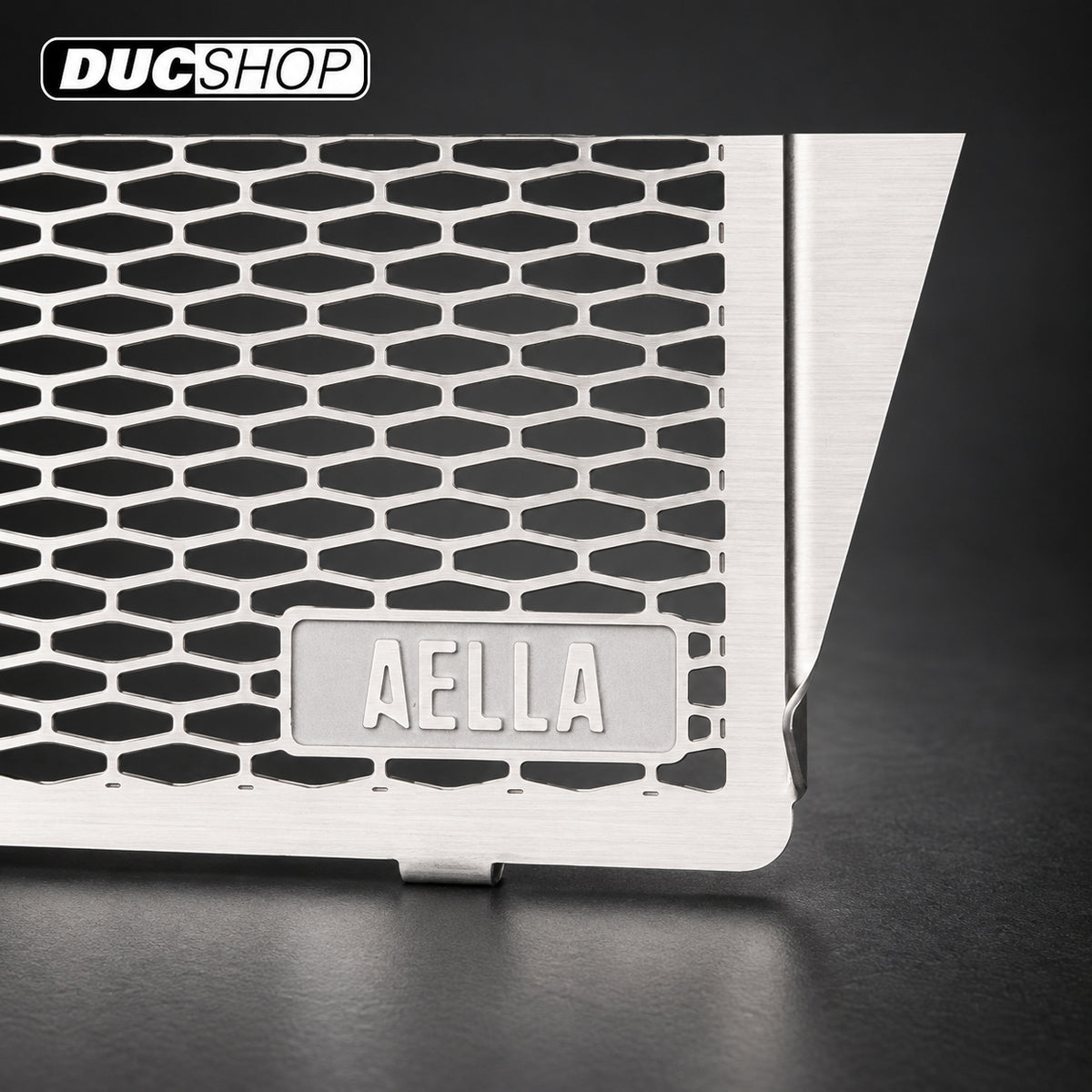 AELLA Radiator Guard for Ducati Monster 821 / 1200 - Stainless Steel | Radiator & Oil Cooler Guards | ducshop.com