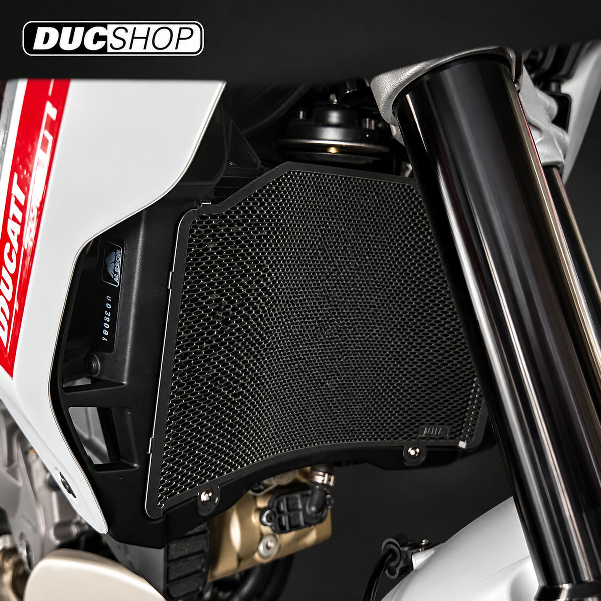 AELLA Radiator Guard For Ducati DesertX | Radiator & Oil Cooler Guards | ducshop.com