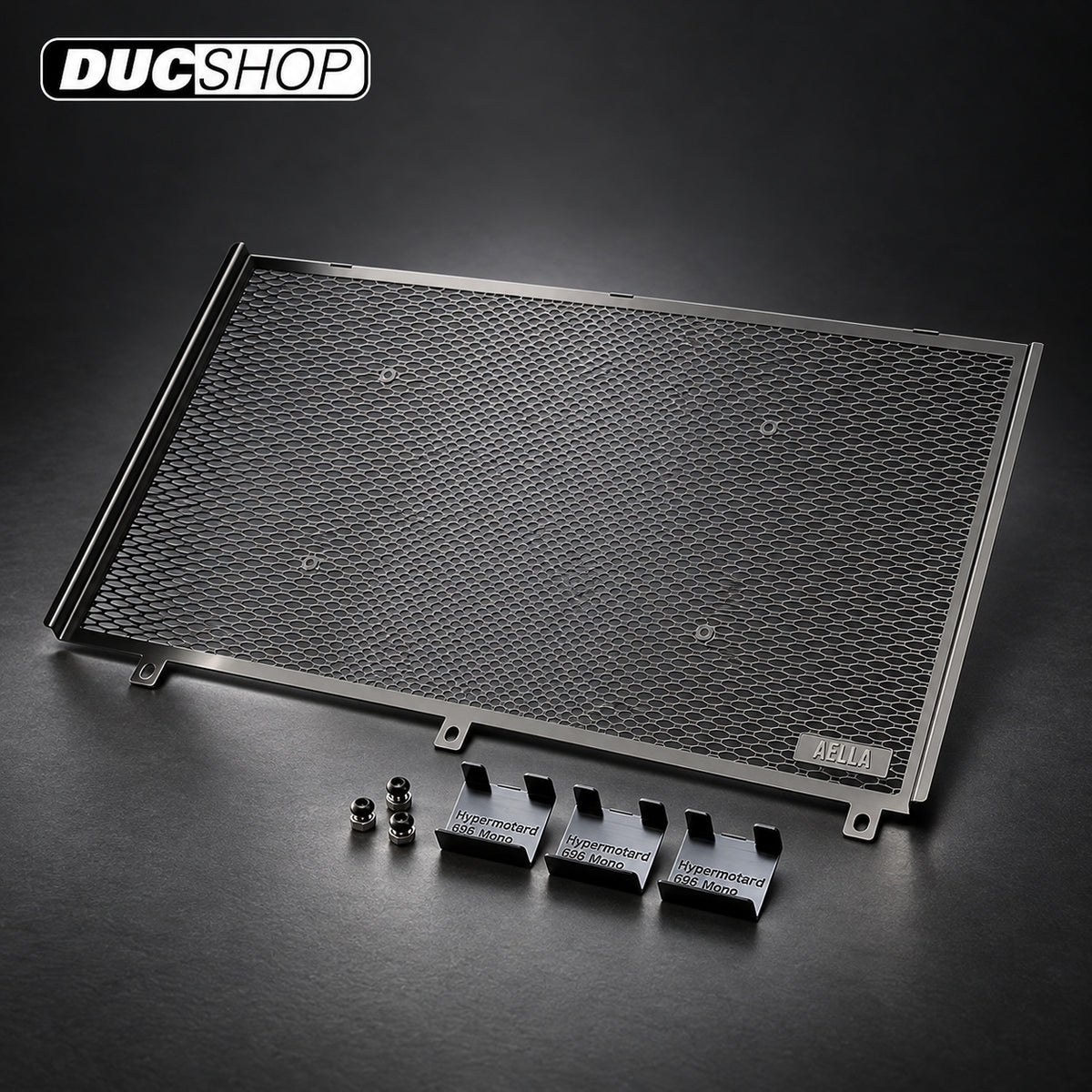 AELLA Radiator Guard for Ducati Hypermotard 698 Mono | Radiator & Oil Cooler Guards | ducshop.com