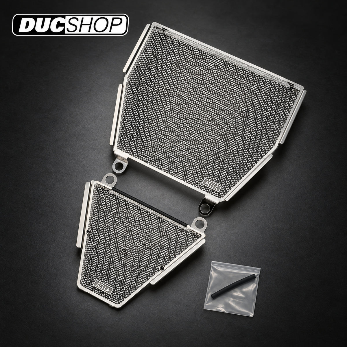 AELLA Radiator and Oil Cooler Guard Kit For the Ducati Panigale / Streetfighter V4 / S / R / Speciale (18-24) | Radiator & Oil Cooler Guards | ducshop.com