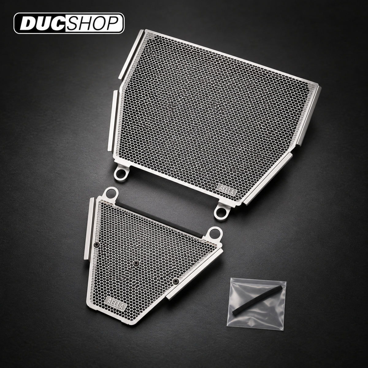 AELLA Radiator and Oil Cooler Guard Kit For the Ducati Panigale V4 (2025+) | Radiator & Oil Cooler Guards | ducshop.com