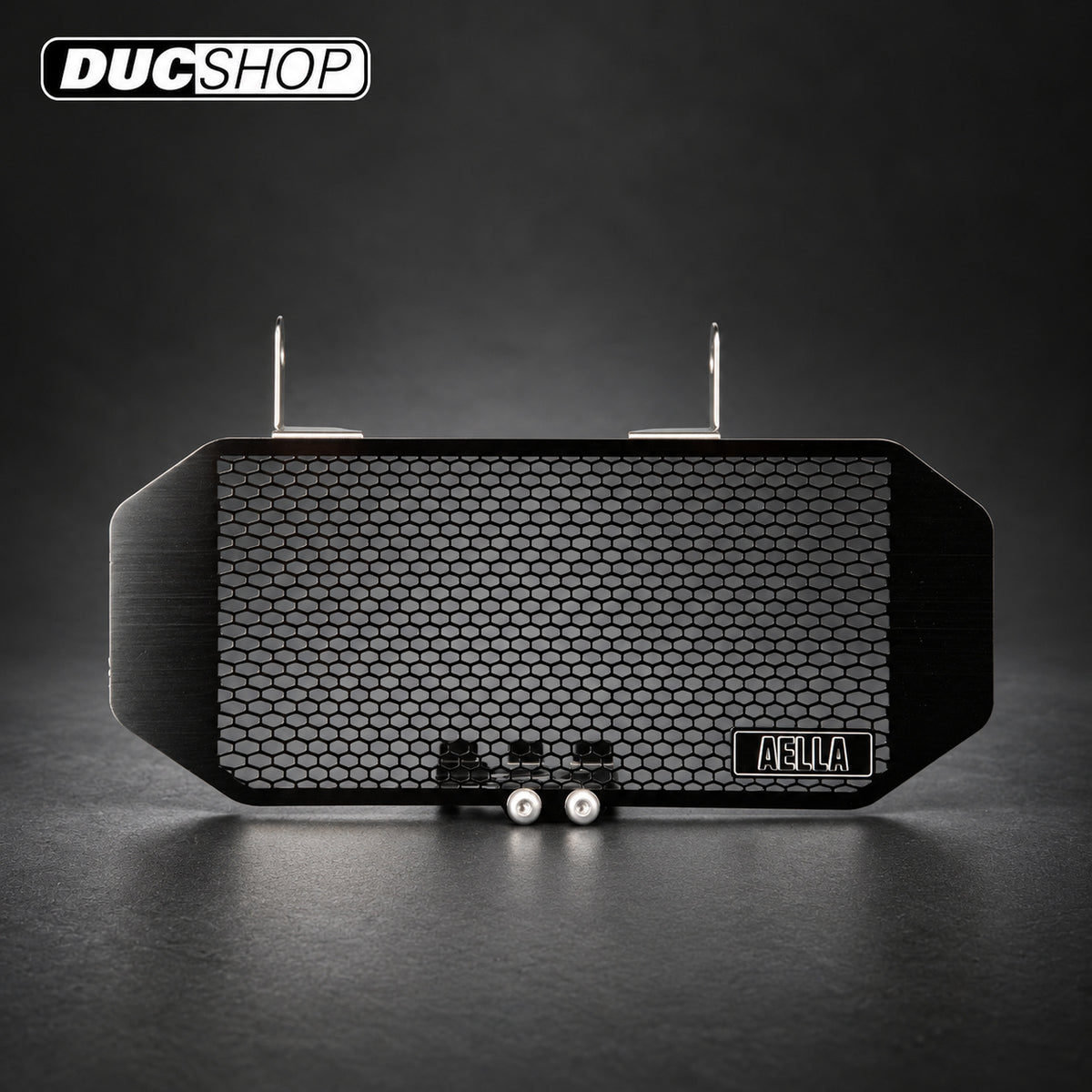 AELLA Oil Cooler Guard for the Ducati Hypermotard 939 - Black | Radiator & Oil Cooler Guards | ducshop.com