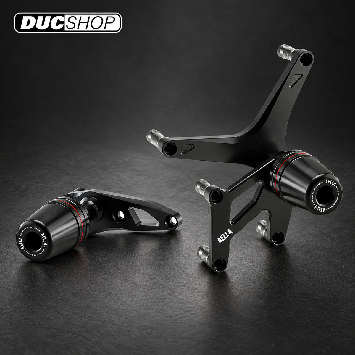 AELLA Frame Slider Kit For the Ducati Diavel V4 | Frame Protection | ducshop.com