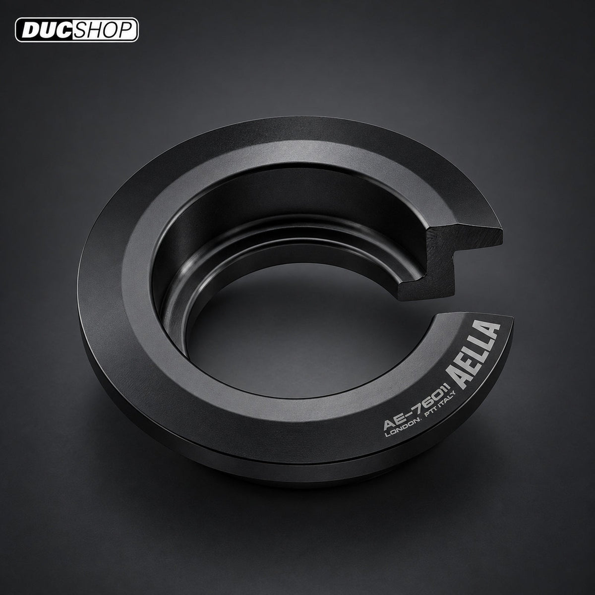 AELLA Low Down Ride Height Retainer for Ducati Panigale / Streetfighter V2 S (2025+) | Black | SKU AE-76011-BK | DucShop