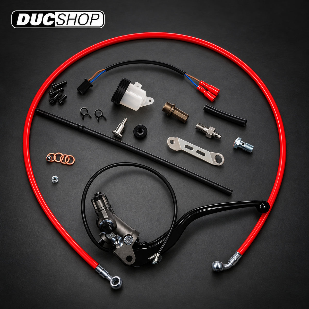 DBK Special Parts (Ducabike) Hydraulic Clutch Conversion Kit for the Ducati Supersport / S (17-20) | Wet Clutch Slaves & Actuators | ducshop.com