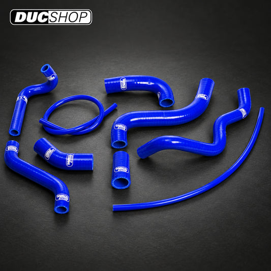 SamcoSport 8 Piece Silicone Coolant Hose Set For Aprilia RSV 1000 Millie (1998-03) and Tuono (2002-05) | Hose Kits | ducshop.com