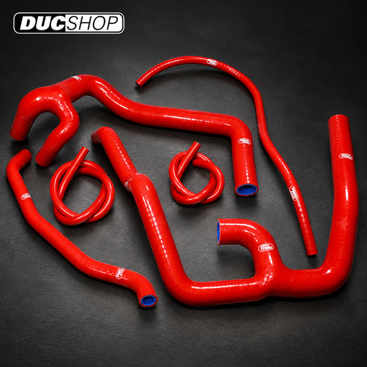SamcoSport 6 Piece Silicone Coolant Hose Set For Aprilia RSV 1000 R (2004-08) - THERMOSTAT BYPASS | Hose Kits | ducshop.com