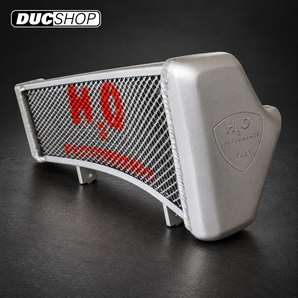 Galletto Radiatori (H2O Performance) Oversized Oil Cooler for Air Cooled Ducati's | Radiators & Oil Coolers | ducshop.com