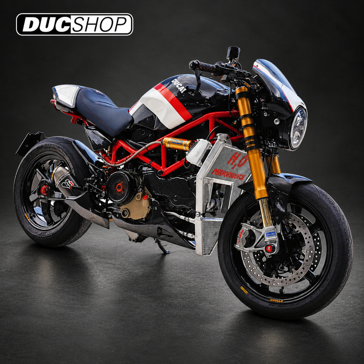 Galletto Radiatori (H2O Performance) MONSTROUS Oversized Radiator and Oil Cooler kit For Ducati Monster S4RS / S4RT | Radiators & Oil Coolers | ducshop.com