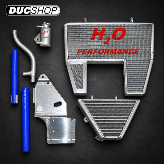 Galletto Radiatori (H2O Performance) Oversized Radiator and Oil Cooler kit For Ducati 1098/1198 & 848 | Radiators & Oil Coolers | ducshop.com