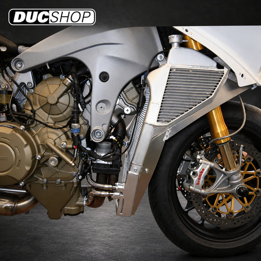 Galletto Radiatori (H2O Performance) EVO Oversize Radiator and Oil Cooler kit For the Ducati Panigale V4 / S / R / Speciale (18-24) | Radiators & Oil Coolers | ducshop.com