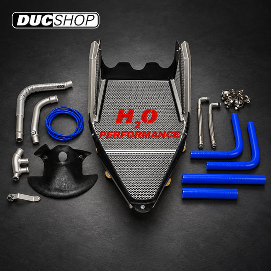 Galletto Radiatori (H2O Performance) EVO Oversize Radiator and Oil Cooler kit For the Ducati Panigale V4 / S (2025+) | Radiators & Oil Coolers | ducshop.com