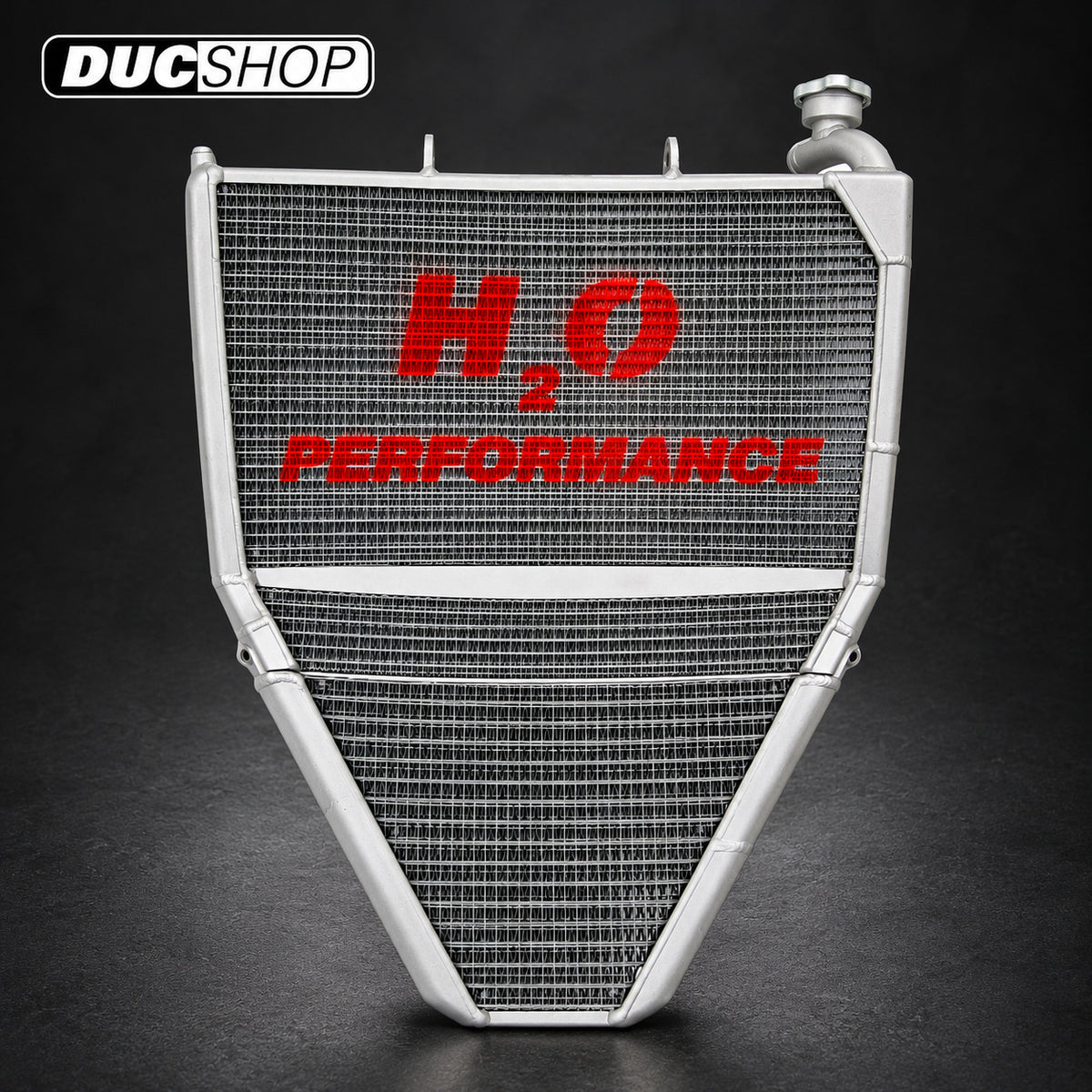 Galletto Radiatori (H2O Performance) Oversize Racing Radiator and Oil Cooler kit For Triumph Daytona 675 (2006-12) | Radiators & Oil Coolers | ducshop.com
