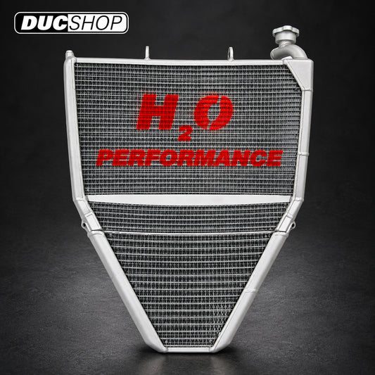 Galletto Radiatori (H2O Performance) Oversize Racing Radiator and Oil Cooler kit For Triumph Daytona 675 (2006-12) | Radiators & Oil Coolers | ducshop.com