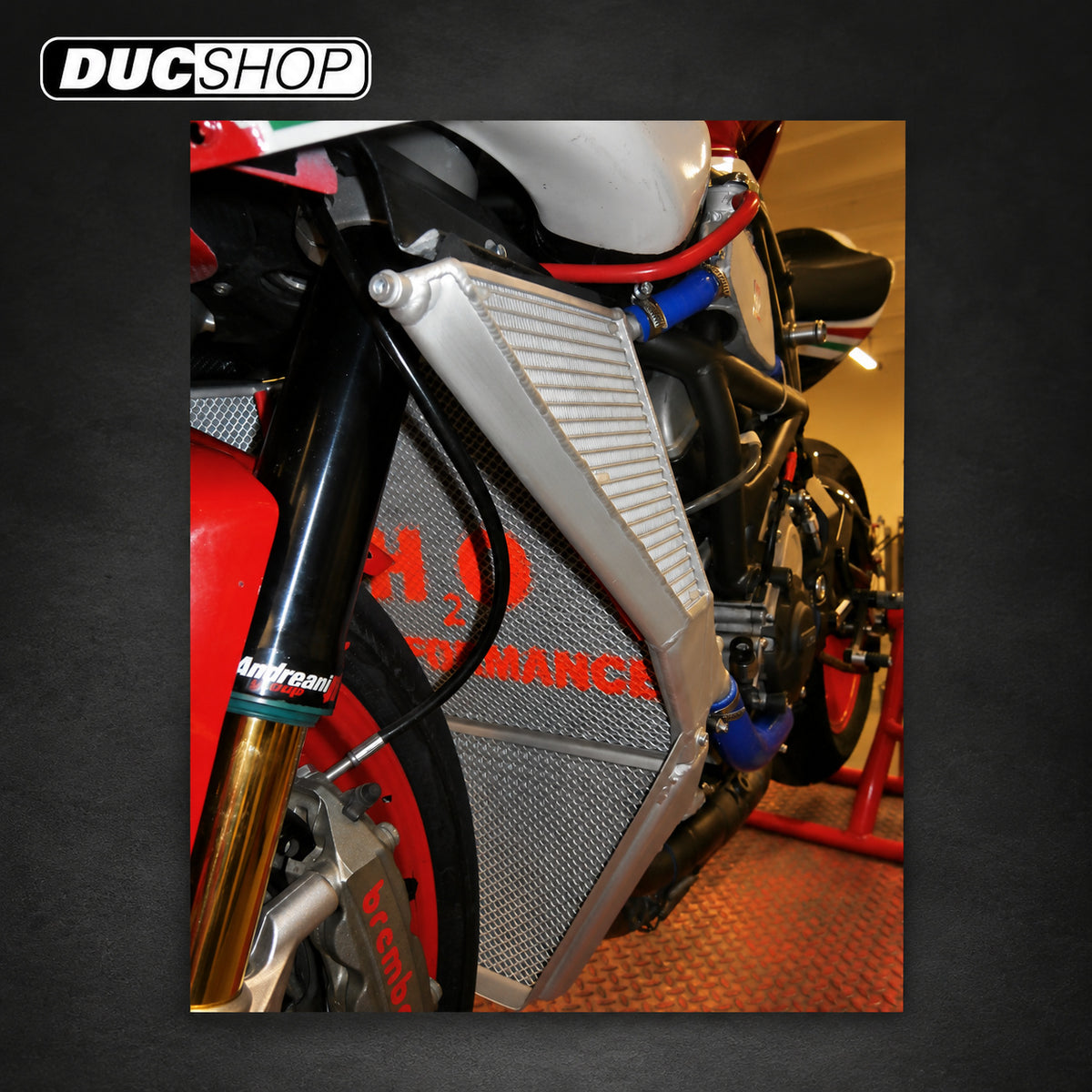 Galletto Radiatori (H2O Performance) EVO Oversize Radiator and Oil Cooler kit For MV Agusta F3 (2013+) | Radiators & Oil Coolers | ducshop.com
