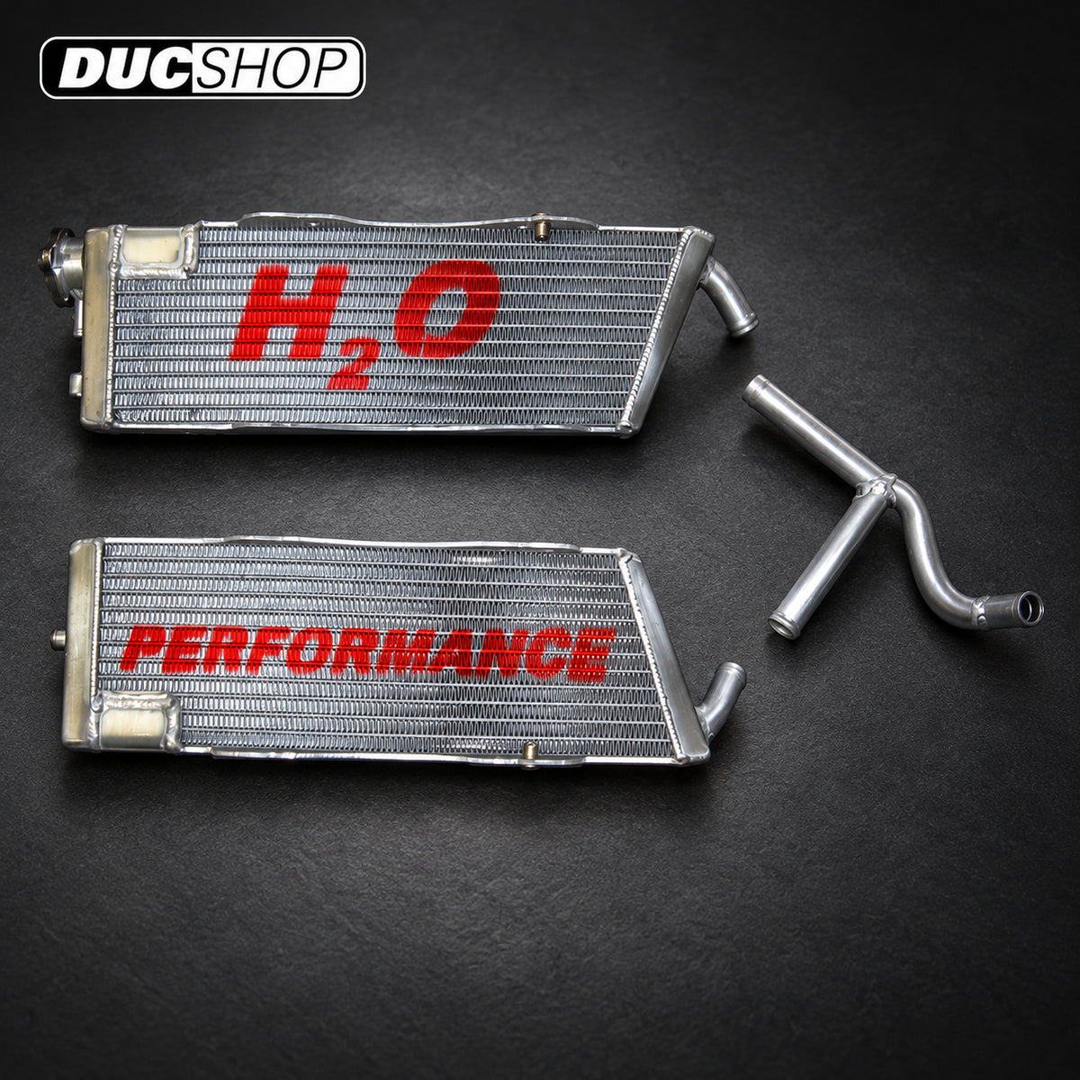 Galletto Radiatori (H2O Performance) Oversized Radiator Pair For KTM Supermotard 570 | Radiators & Oil Coolers | ducshop.com