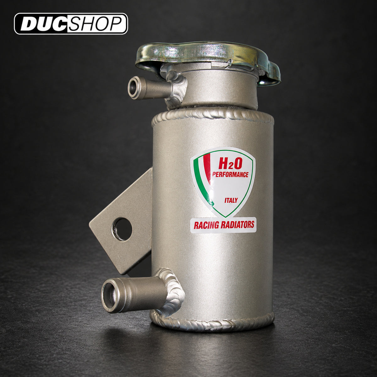 Galletto Radiatori (H2O Performance) Aluminum Radiator Overflow Reservoir | Radiators & Oil Coolers | ducshop.com