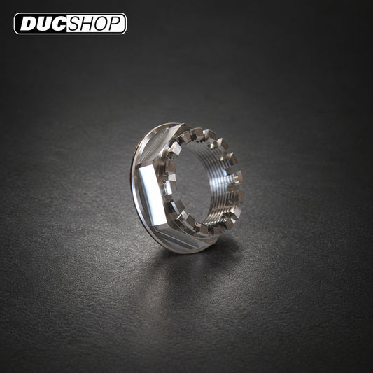 AELLA Small-Hub Titanium Wheel-Side Axle Nut — representative product view; check selected option and contents | Axles & Axle Nuts | ducshop.com