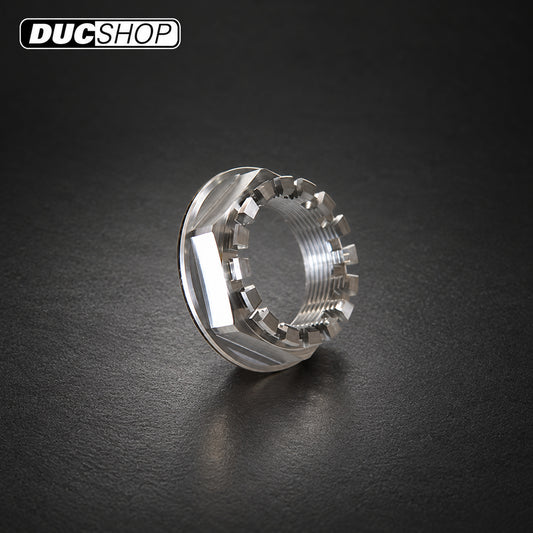 AELLA Small-Hub Titanium Sprocket-Side Axle Nut — representative product view; check selected option and contents | Axles & Axle Nuts | ducshop.com