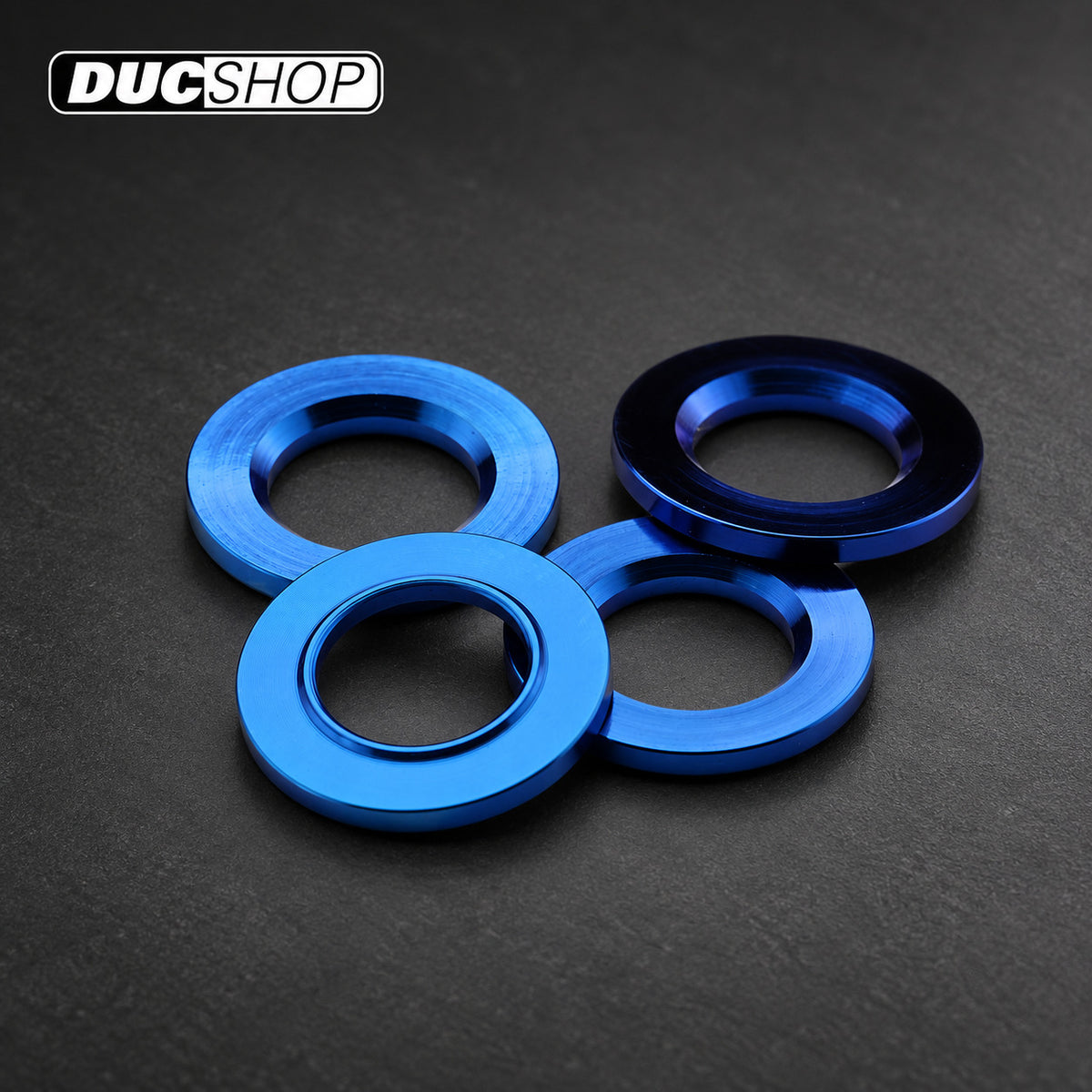 AELLA Titanium Brake Caliper Mounting Washers For Brembo Radial Calipers (kit of 4) - DucShop