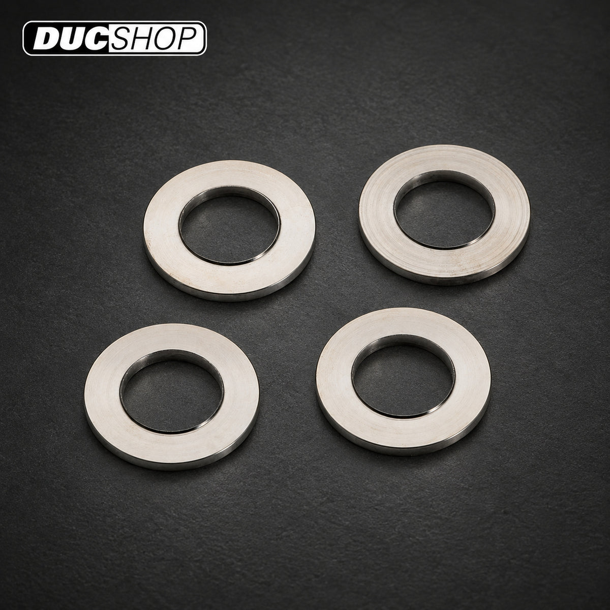 AELLA Titanium Washer / Engine Mount (Ducati Testastretta motor) — representative product view; see selected option and kit contents | Motorcycle Specific Fasteners | ducshop.com