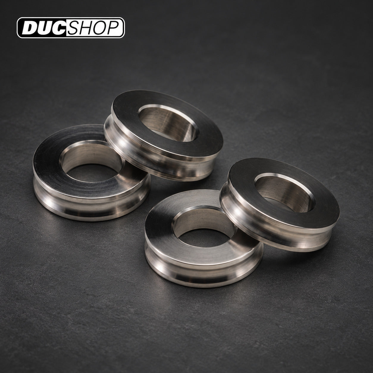 AELLA Titanium Front Brake Caliper Spacers - Kit of 4 - 5mm - DucShop