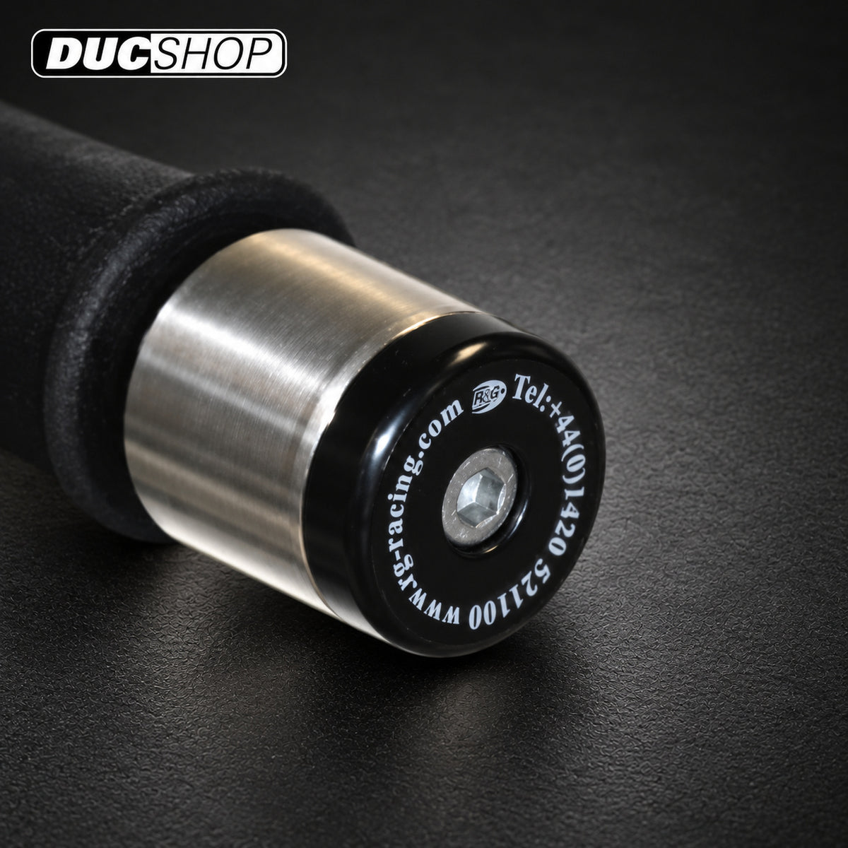 R&G Racing Bar End Sliders for Ducati Monster S4RS '07-'08 and Aprilia Shiver 750 '06-'20, Shiver 900 '07-'20 | Bar End Protection | ducshop.com